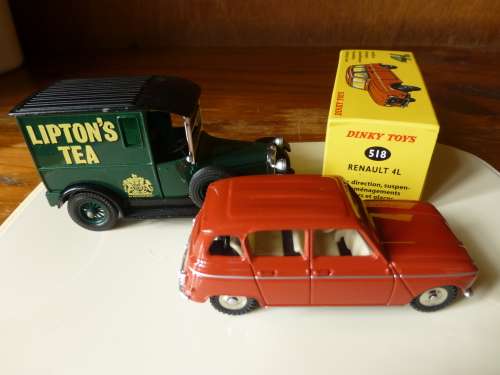 Dinky Renault 4L by DeAgostini plus Matchbox 1927 Talbot van