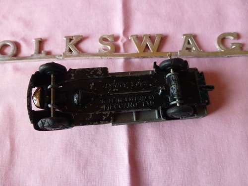 Dinky Toys 25A Wagon Meccano Ltd and Volkswagen Emblem