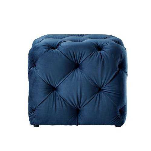Milan Pewter Square Ottoman - R4999