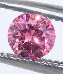 BEAUTIFUL!!! 2.38ct PINK DIAMOND simulate 7MM (IF)