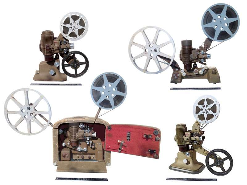 Vintage Movie Film Projector and Camera Collection - 20 Items - 16mm and 8mm