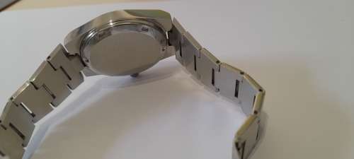 Omega Geneve Day Date auto 166.0125 stainless on Omega bracelet running nicely
