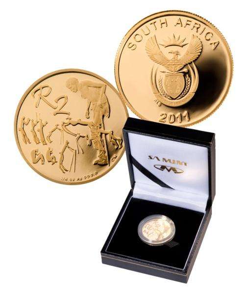2011 Koizan Heritage R2 Gold Q (1/4) Oz as issued by SA Mint