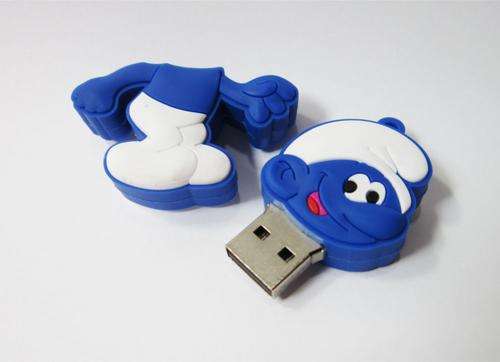 USB FLASH DRIVE - 8GB - SMURF