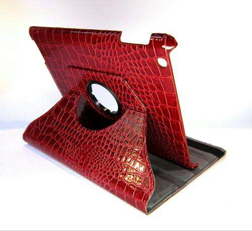 iPad 2/3 Rotating Cover - Croc Texture
