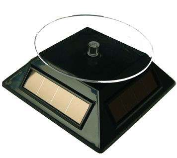 Solar Power Display Turntable