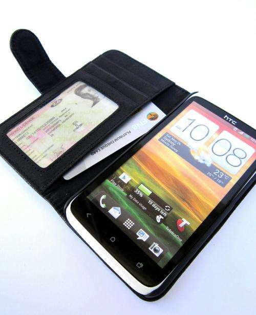 HTC - 1X Wallet Style Cover +++ Free Screen Protector & Mini Stylus +++