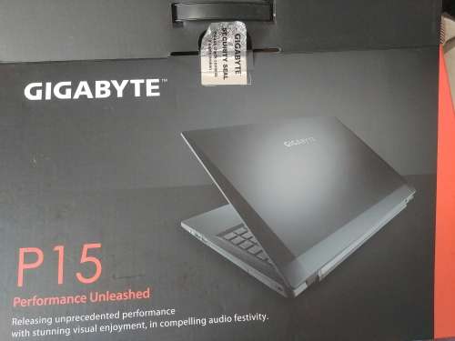 Gigabyte P15 V7 7th Gen Core I7 Gaming laptop