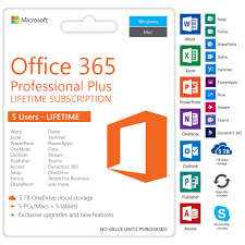 Microsoft Office 365 Account Lifetime Subscription (5 PC/Mac/Mobile) - 1 Hour Delivery