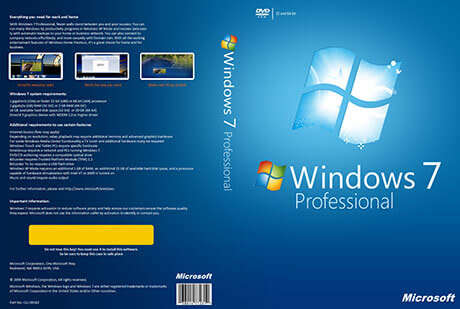 Genuine Microsoft Windows 7 Professional 32 / 64 bit License Key - Free Delivery