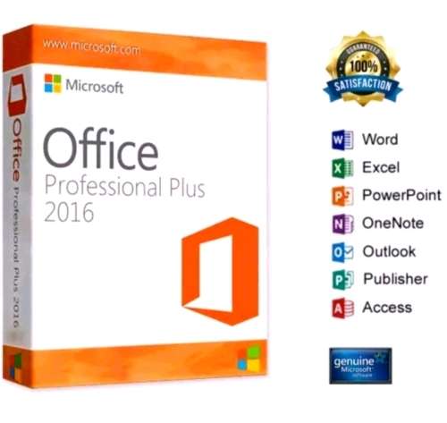 Microsoft Office 2016 Professional Plus License - 1 Hour Delivery