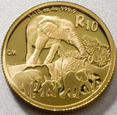 R1 No Reserve! 2008 Natura Elephant 1/10oz