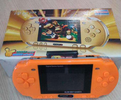Hand held Game console build in games and game cartridge +- 999999 G