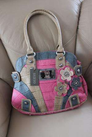 GUESS HANDBAG PINK FLORAL