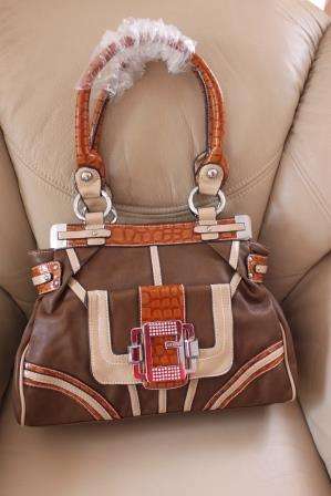 GUESS HANDBAG BROWN