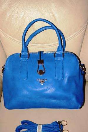 PRADA HANDBAG BLUE