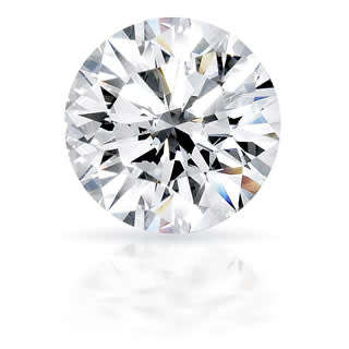 0.56ct  Round cut Diamond I colour Vs2