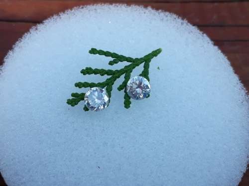 1.38tct Vvs1 Round G-I White Loose Moissanite (Matched Pair)