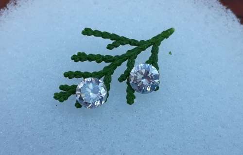1.38tct Vvs1 Round G-I White Loose Moissanite (Matched Pair)