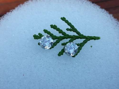 1.38tct Vvs1 Round G-I White Loose Moissanite (Matched Pair)