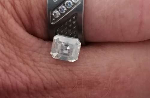 1.34ct Vvs1 Emerald Cut I-J White Loose Moissanite