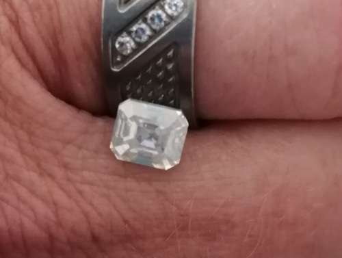 1.34ct Vvs1 Emerald Cut I-J White Loose Moissanite