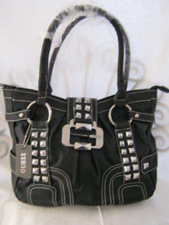 GUESS HANDBAG MOCH CROC BEIGE(BLACK)