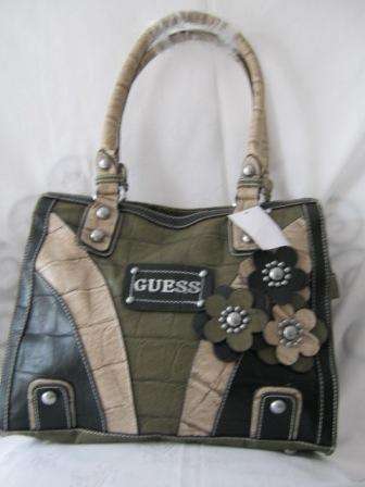 GUESS OLIVE GREEN BAG