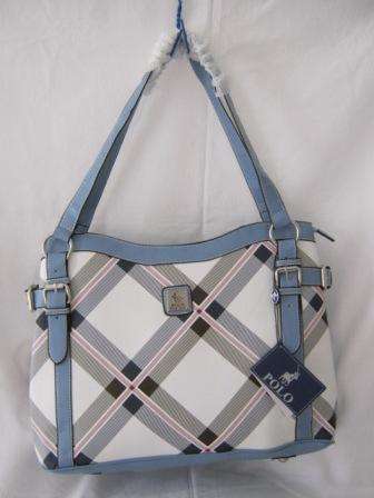 POLO HANDBAG (BLUE AND WHITE)