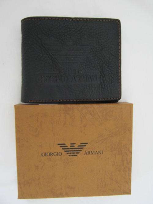 GIORGIO ARMANI MENS WALLET (BOXED)