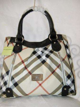BURBERRY BAG BEIGE, CREAM AND BLACK