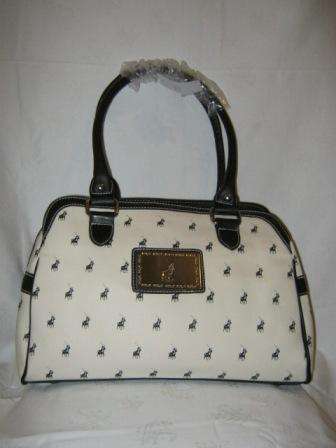 HANDBAG (CREAM AND DARK BROWN)