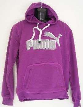 PURPLE PUMA HOODIE - SIZE: XL - slim fit