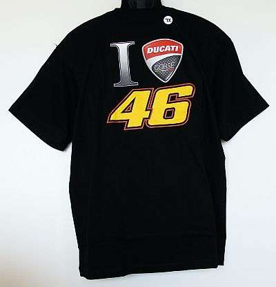 Black Ducatti Rossi T-shirt : size: X-LARGE