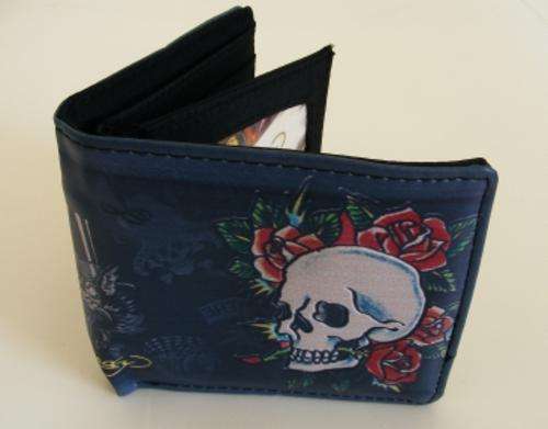 "Ed Hardy" Style Wallet - Blue