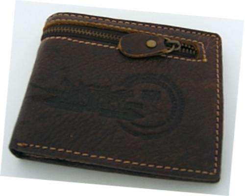Dark Brown Leather Levi's Wallet in Box
