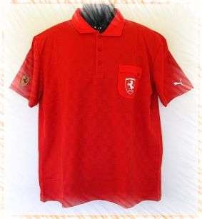 RED PUMA SHIRT - SIZE: LARGE - slim fit