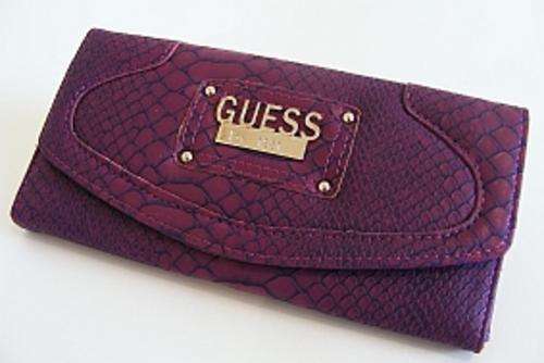 PURPLE GUESS PURSE