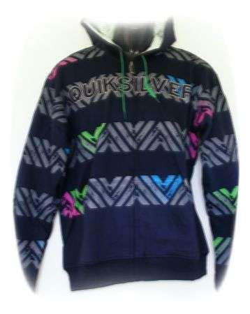 DARK BLUE QUIKSILVER HOODIE- Size: XX-LARGE