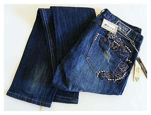 Ladies Blue Guess Jeans - Size: 32