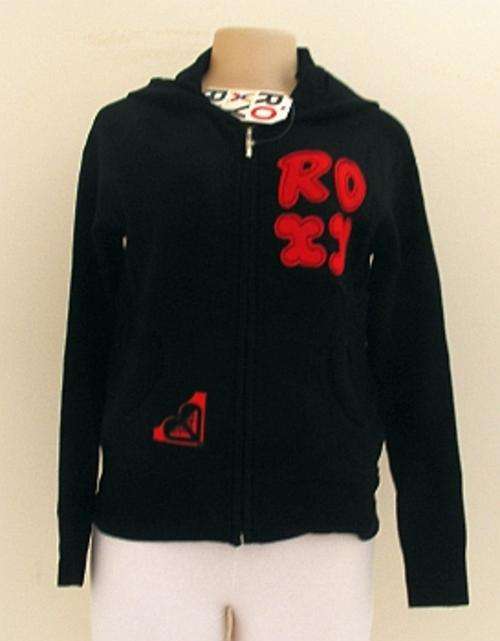 Black Roxy Hooded Jersey - Size: XL