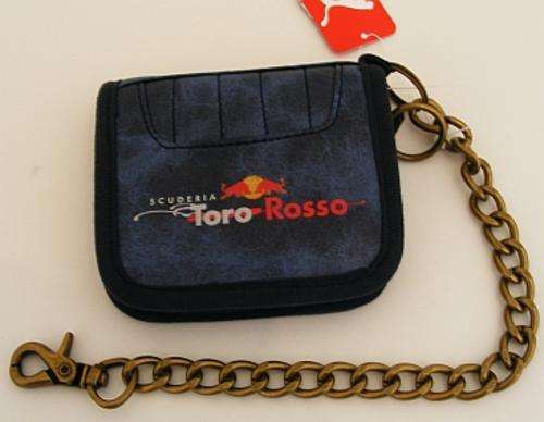 BLUE GENUINE PUMA TORO ROSSO WALLET WITH JEANS CHAIN