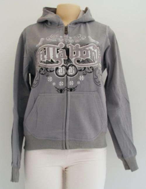 GREY BILLABONG HOODIE - SIZE: X-LARGE