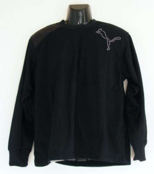 BLACK PUMA LONG SLEEVE TOP - SIZE: X-LARGE - slim fit