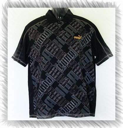 Black Puma Polo-shirt - Size: XX-LARGE - Slim fit