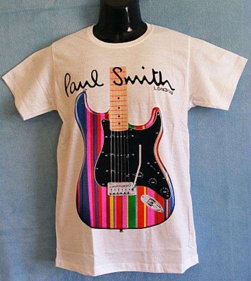 WHITE PAUL SMITH T- SHIRT- SIZE:X- LARGE- slim fit