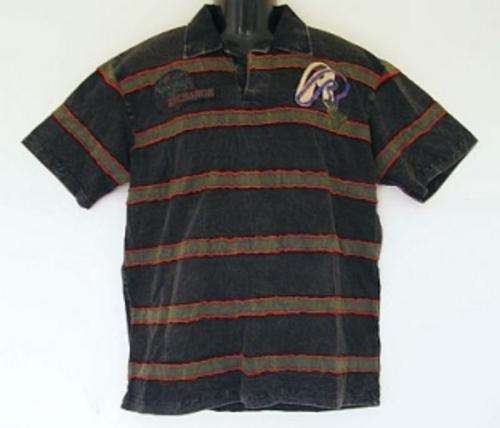 ACID WASH POLO SHIRT BY STATE HAWK SHIRT : size: LARGE