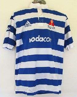 Blue/White Adidas WP Sport Shirt - Size: LARGE