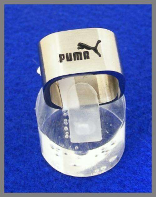 STAINLESS STEEL PUMA RING - SIZE 6.5