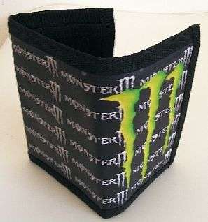 FREE SHIPPING - Black Monster Wallet with Jeans Chain